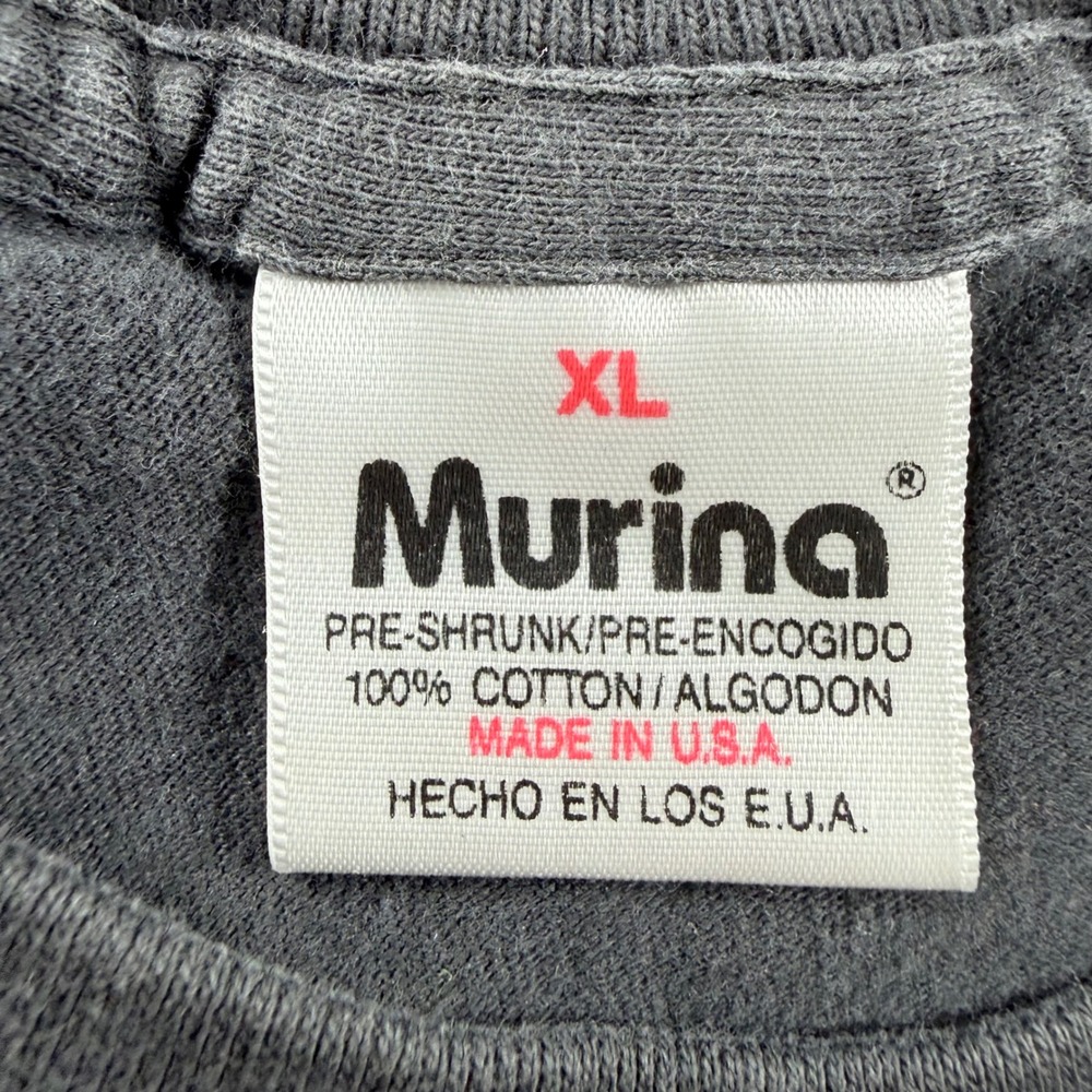 Vtg Murina Single Stitch Made in USA DeKuyper Hot Damn Schnapps T Shirt XL Black - Picture 7 of 7